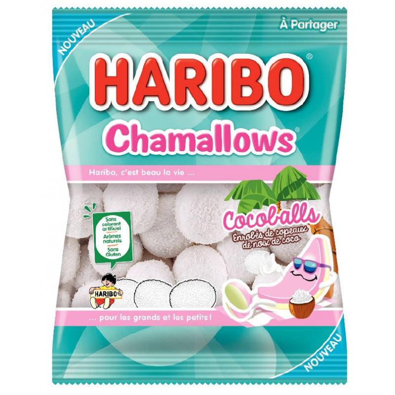Guimauves Chamallows Haribo - Sachet de 100 g sur