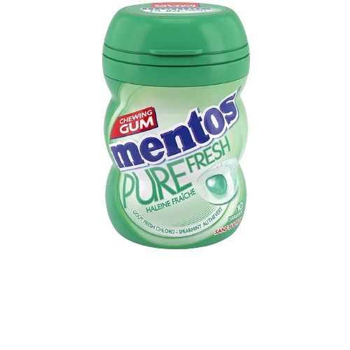 Mentos Nano Btle Chlorophyl 10 Gum