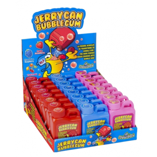 JERRY CAN BUBBLE GUM 24 pièces Display