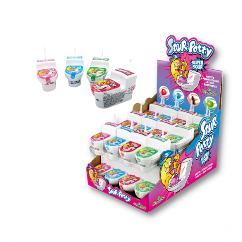 MAP Sour Potty Funny Candy 24 pièces Display