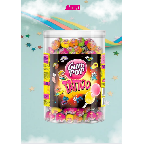 02-ARGO Tubo Tatto Gum Pop x100