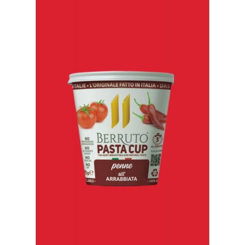 Pasta Cup Penne à la sauce Arrabbiata 70g- Lot de 8 CUP