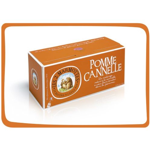 2 Marmottes Infusion Pomme Cannelle - 30 sachets