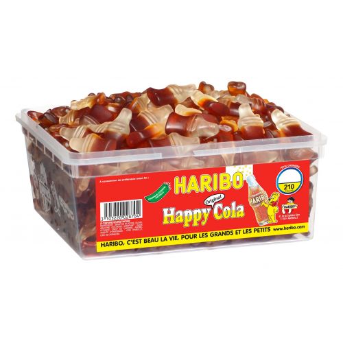 Haribo Happy cola - 210 pièces